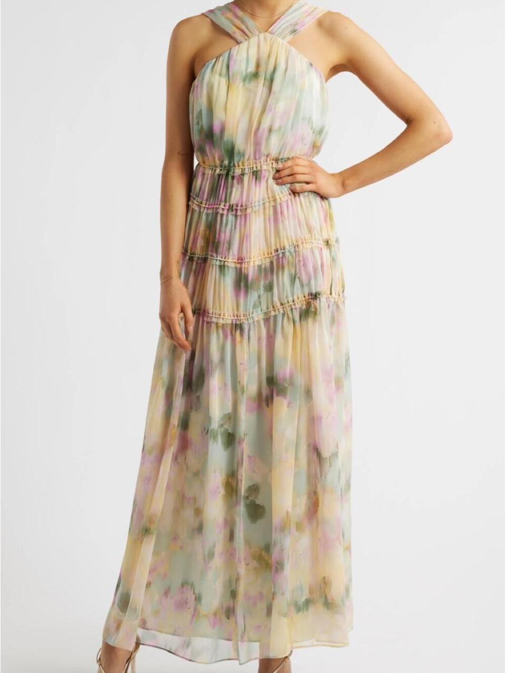 Parker The Camille Floral Tiered Maxi Dress